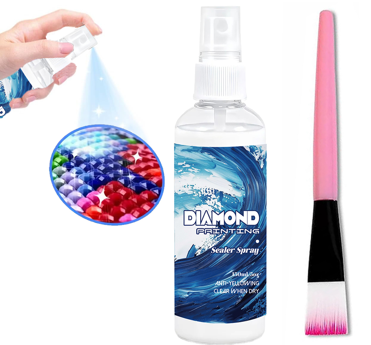 Resin Art Craft - 150ml Diamond Painting Sealant Spray Craft