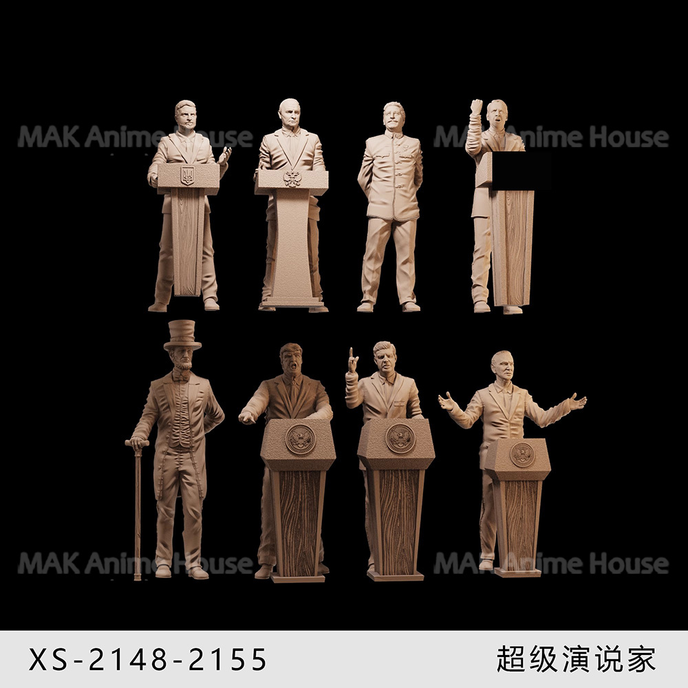 Resin Art Watch - Miniatures Figures 1/64 1/43 1/35Speaker Western