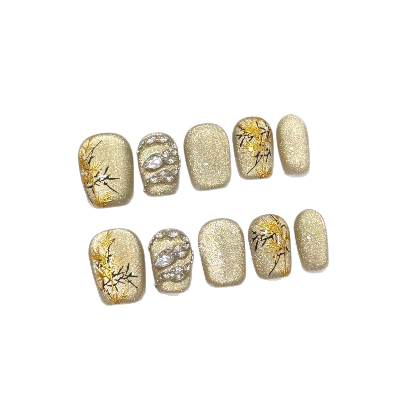 10pcs New Chinese Style Handma - Resin Art Glitter ulasan dan harga