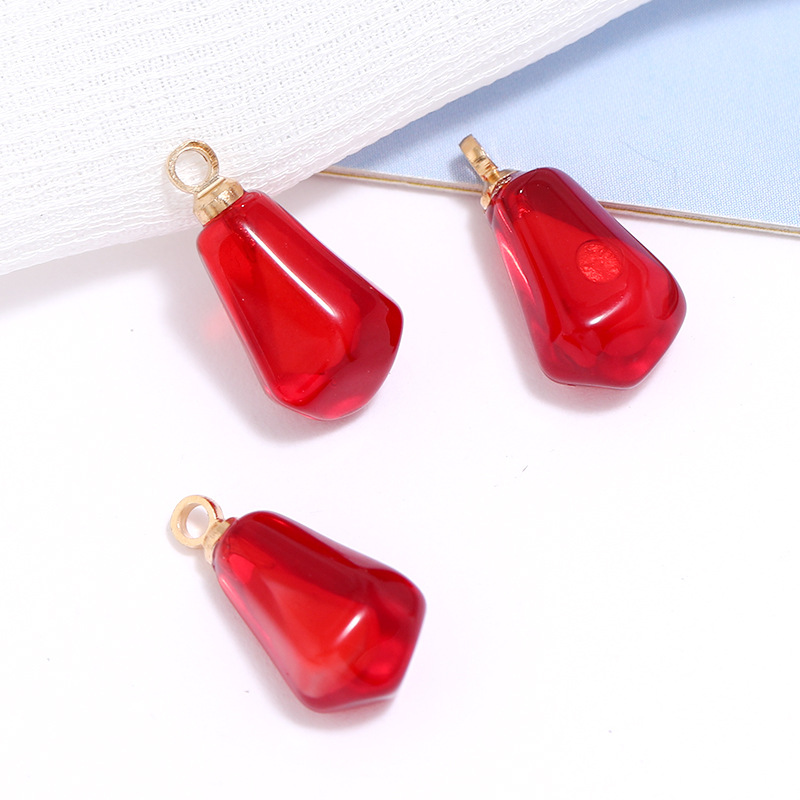 10pcs Pomegranate Seed Resin P - Resin Art Bracelet ulasan dan harga