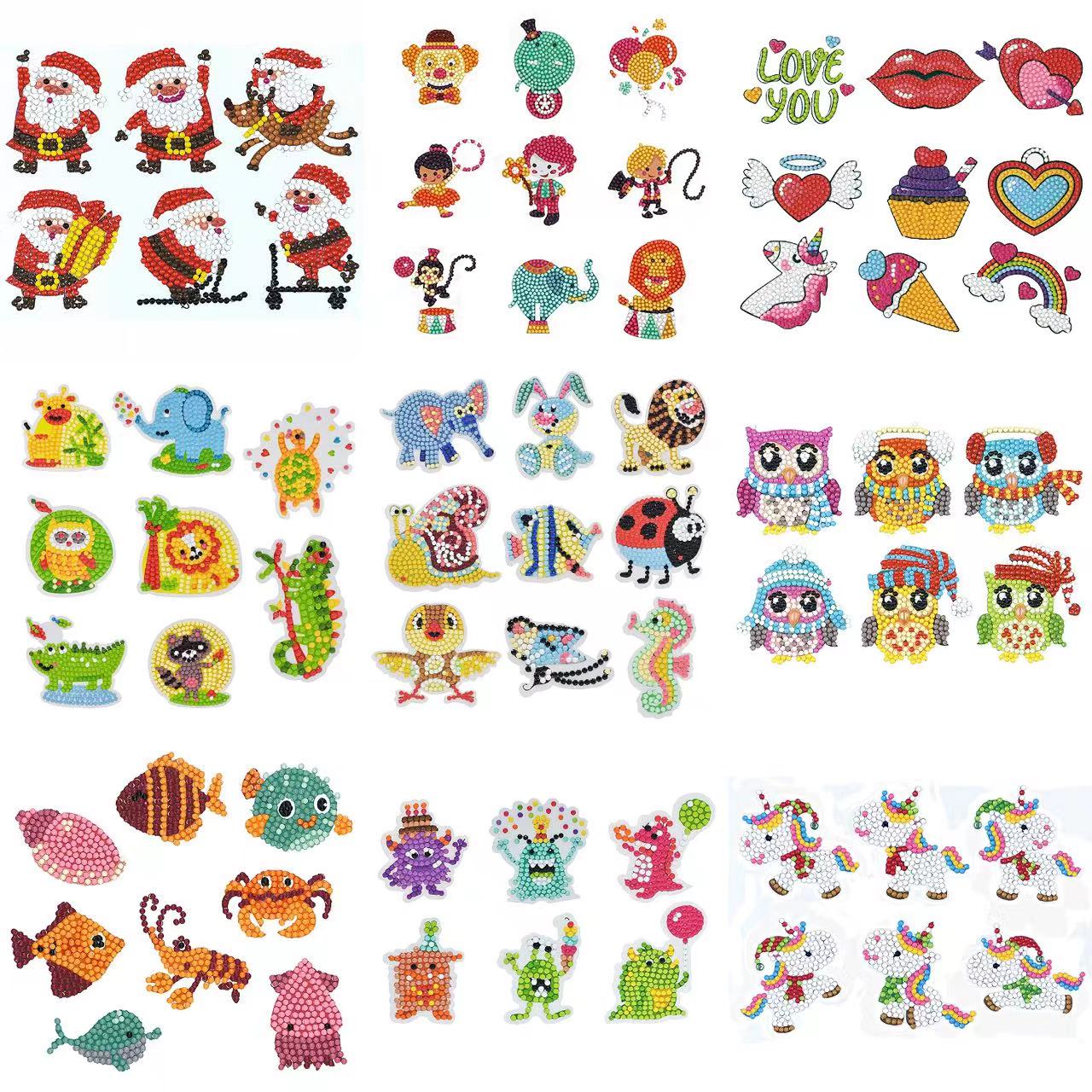 Diamond Painting Stickers 5D D - Resin Art Kits ulasan dan harga