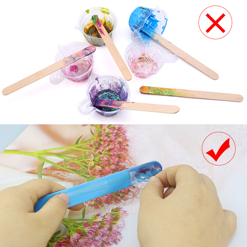 Silicone Stir Sticks Reusable  - Glitter Powder Resin ulasan dan harga