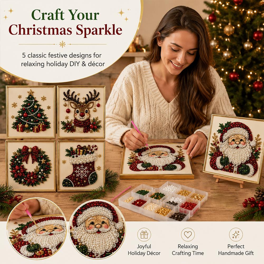 Christmas Santa Claus Pearl Ar - Resin Art Kits ulasan dan harga