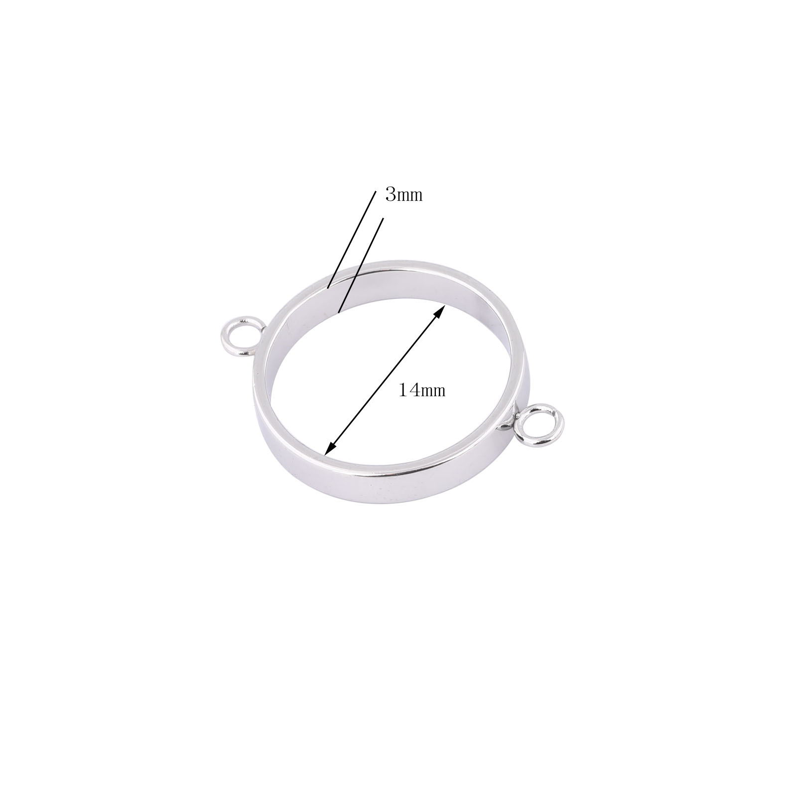 10pcs Stainless Steel 14mm Ope - Resin Art Gift Ideas ulasan dan harga