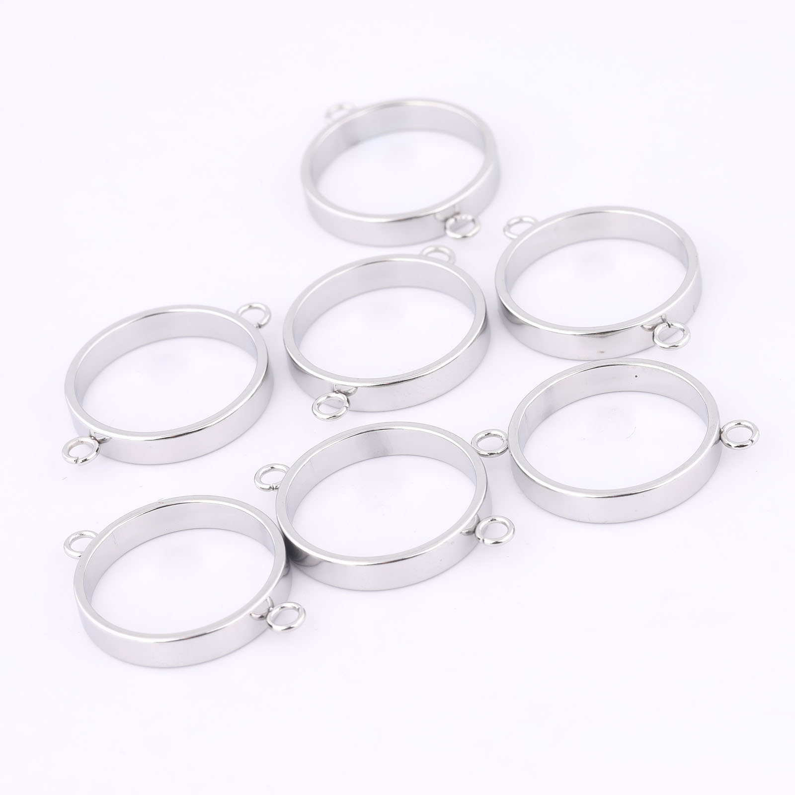 10pcs Stainless Steel 14mm Ope - Resin Art Gift Ideas ulasan dan harga