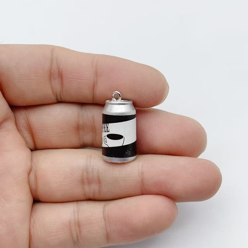10Pcs Mini Simulation Beverage - Resin Art Earrings ulasan dan harga