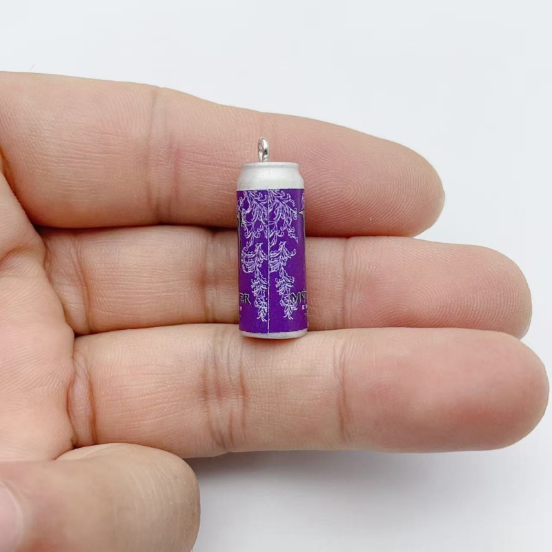 10Pcs Mini Simulation Beverage - Resin Art Earrings ulasan dan harga