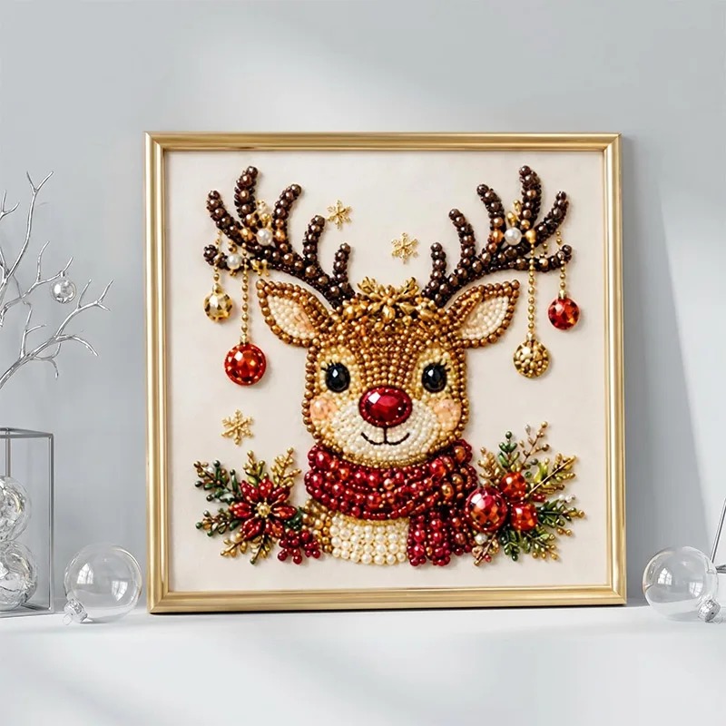 Christmas Pearl Diamond Painti - Resin Art Work ulasan dan harga