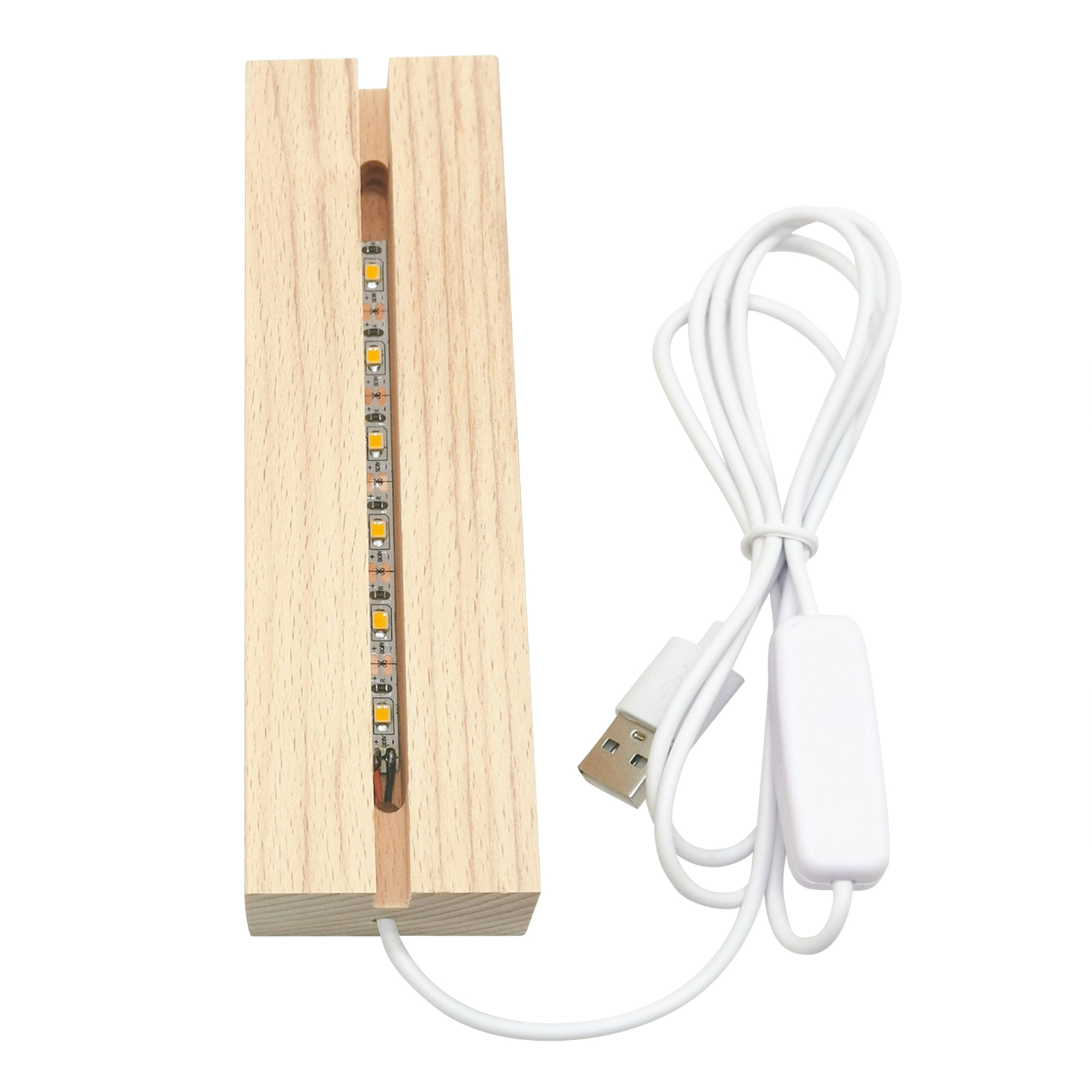 10pcs LED Wood Light Display C - Resin Art Stand ulasan dan harga