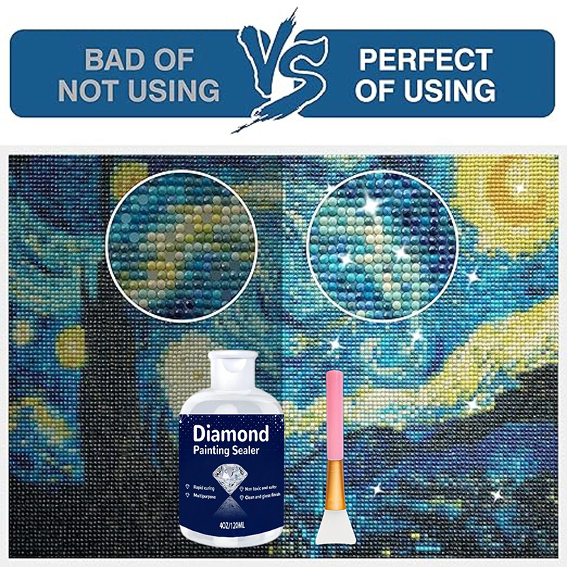 Diamond Painting Sealant, Art  - Resin Art Craft ulasan dan harga