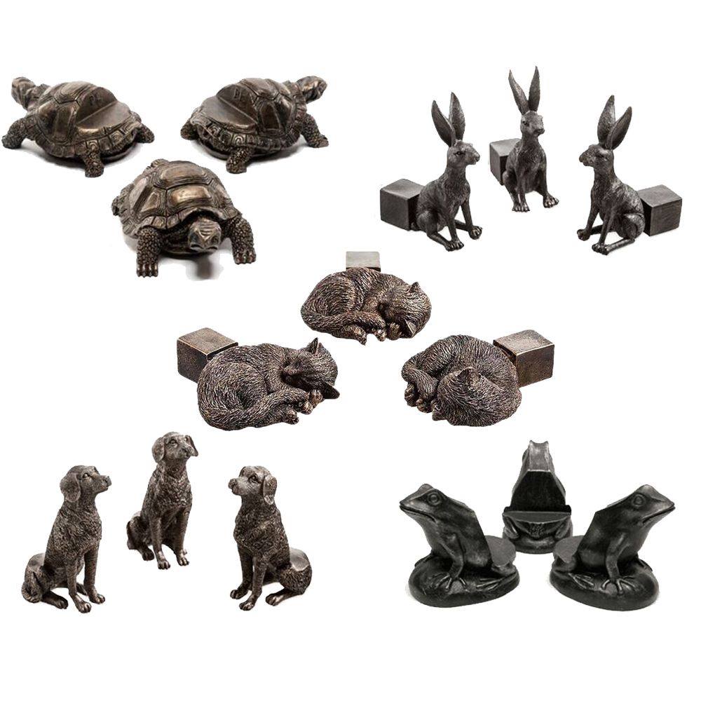 3Pcs Garden Decor Animal Resin - Resin Art Stand ulasan dan harga
