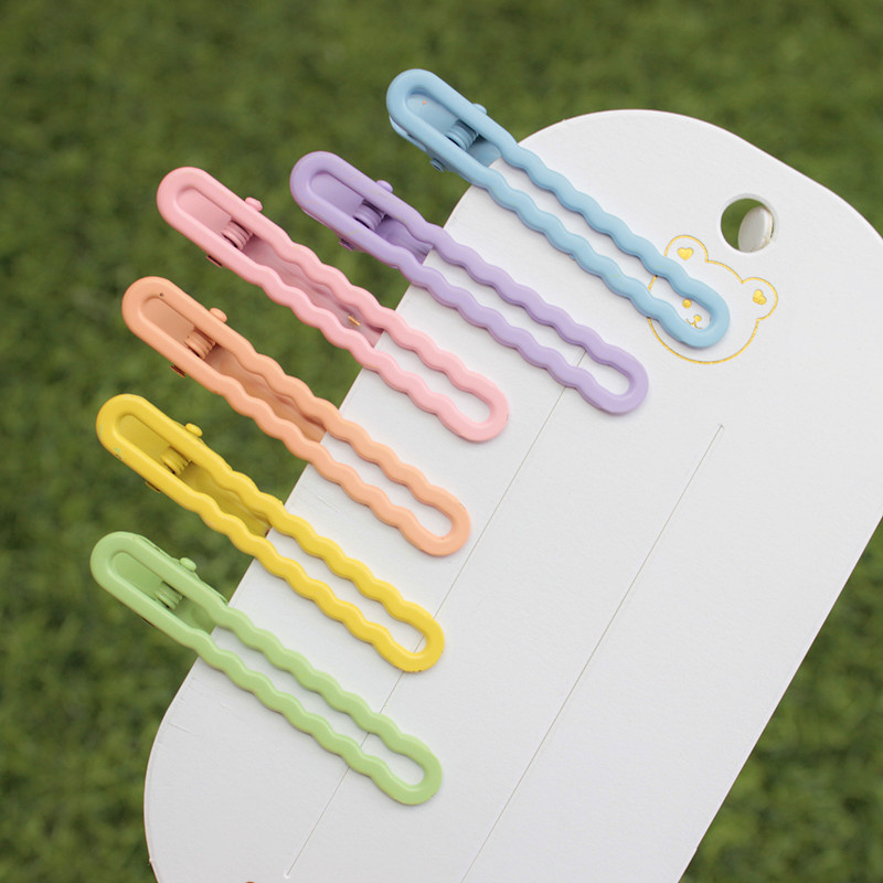 Colorful niche wave hair clip, - Resin Art Ocean ulasan dan harga