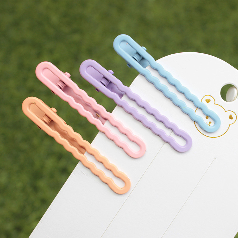 Colorful niche wave hair clip, - Resin Art Ocean ulasan dan harga