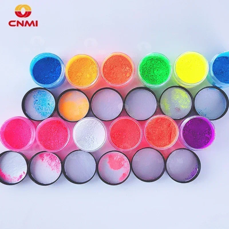 12Jars 5g Fluorenscence Mica P - Glitter Powder Resin ulasan dan harga
