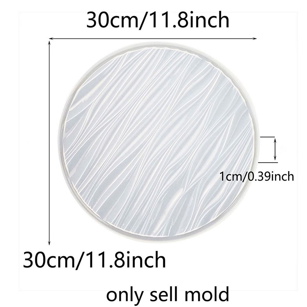 Large Round Tray Silicone Mold - Resin Art Ocean ulasan dan harga