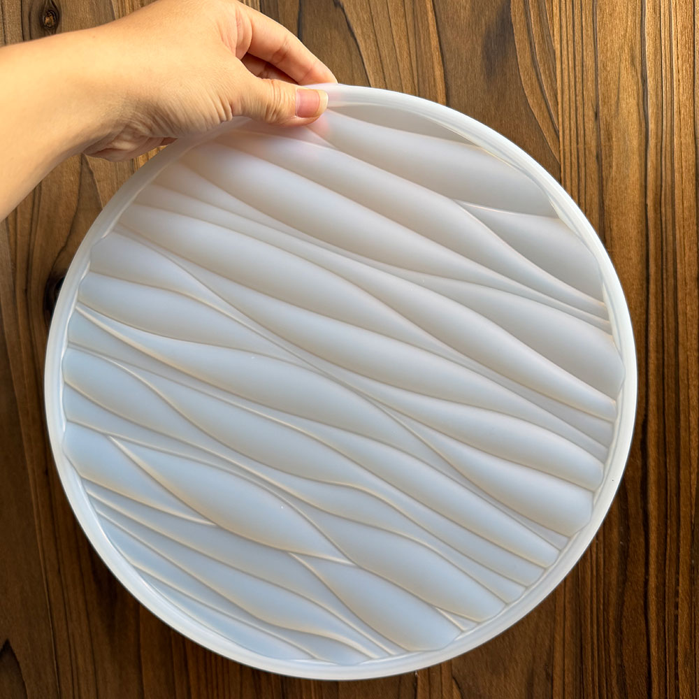 Large Round Tray Silicone Mold - Resin Art Ocean ulasan dan harga