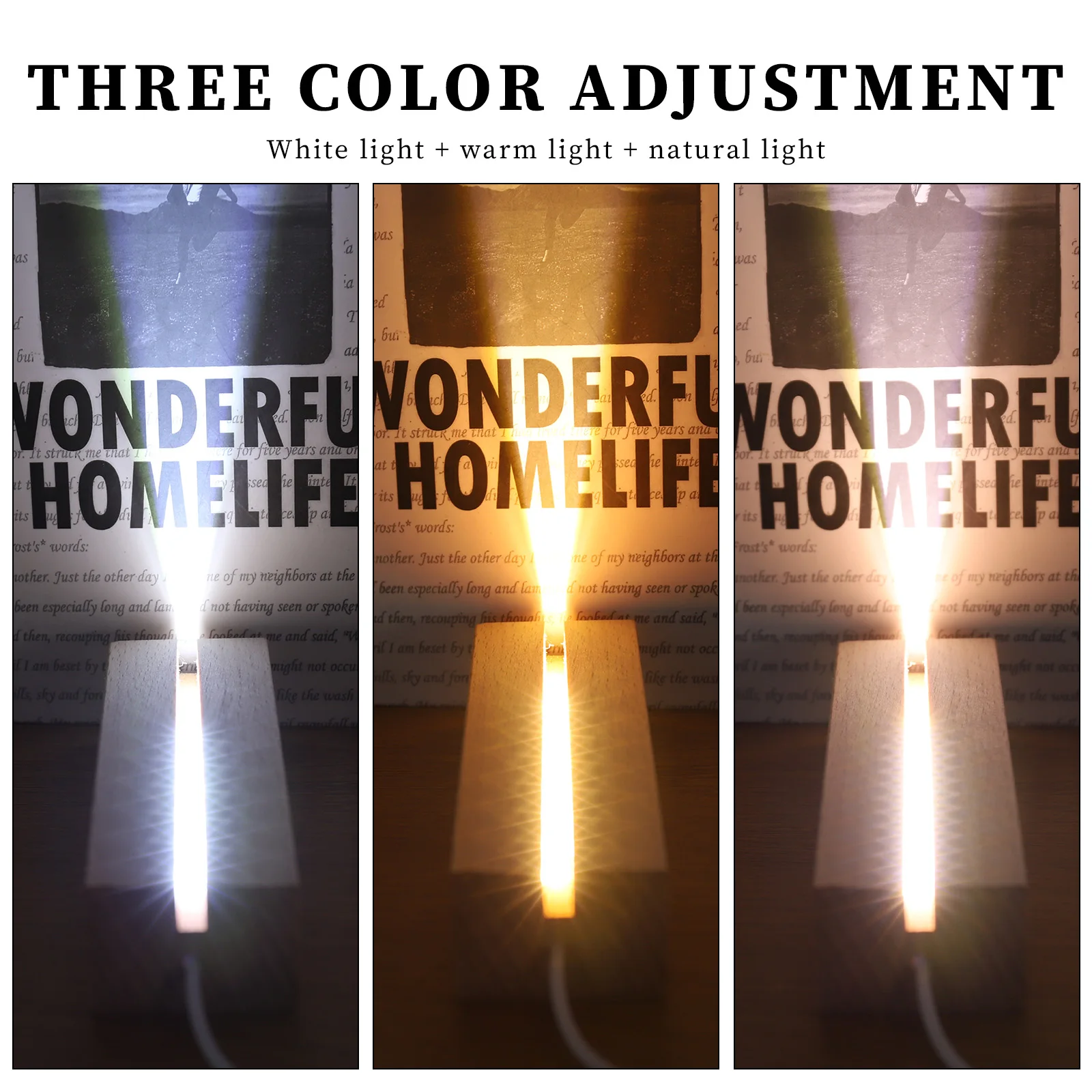 1-10pcs LED Wood Light Display - Resin Art Stand ulasan dan harga