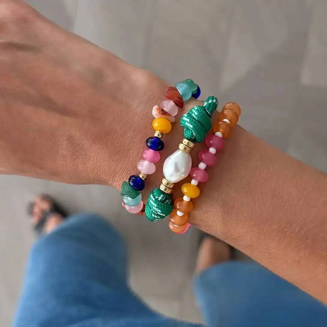 KunJoe 3Pcs/Set Colorful Multi - Resin Art Watch ulasan dan harga