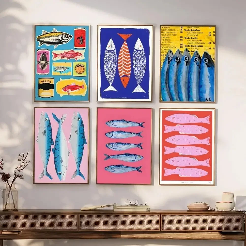 Colorful Sardine Lobster Fish  - Resin Art Ocean ulasan dan harga