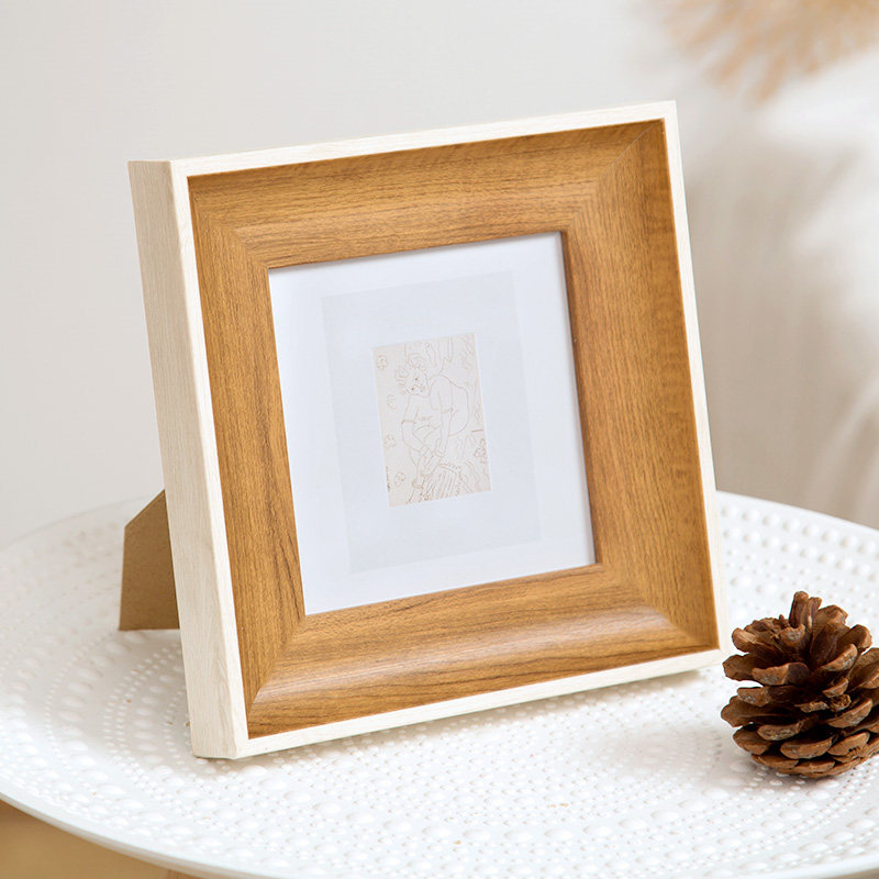 Color Splicing Square Photo Fr - Resin Art Stand ulasan dan harga