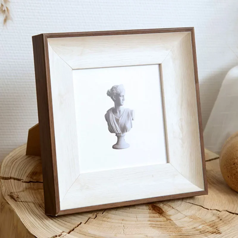 Color Splicing Square Photo Fr - Resin Art Stand ulasan dan harga