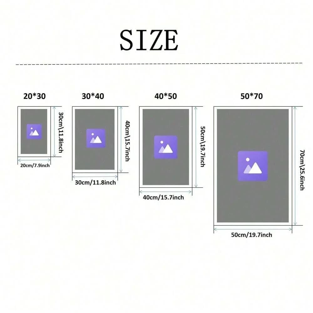 Frameless,5d DIY Diamond Art P - Resin Art Work ulasan dan harga