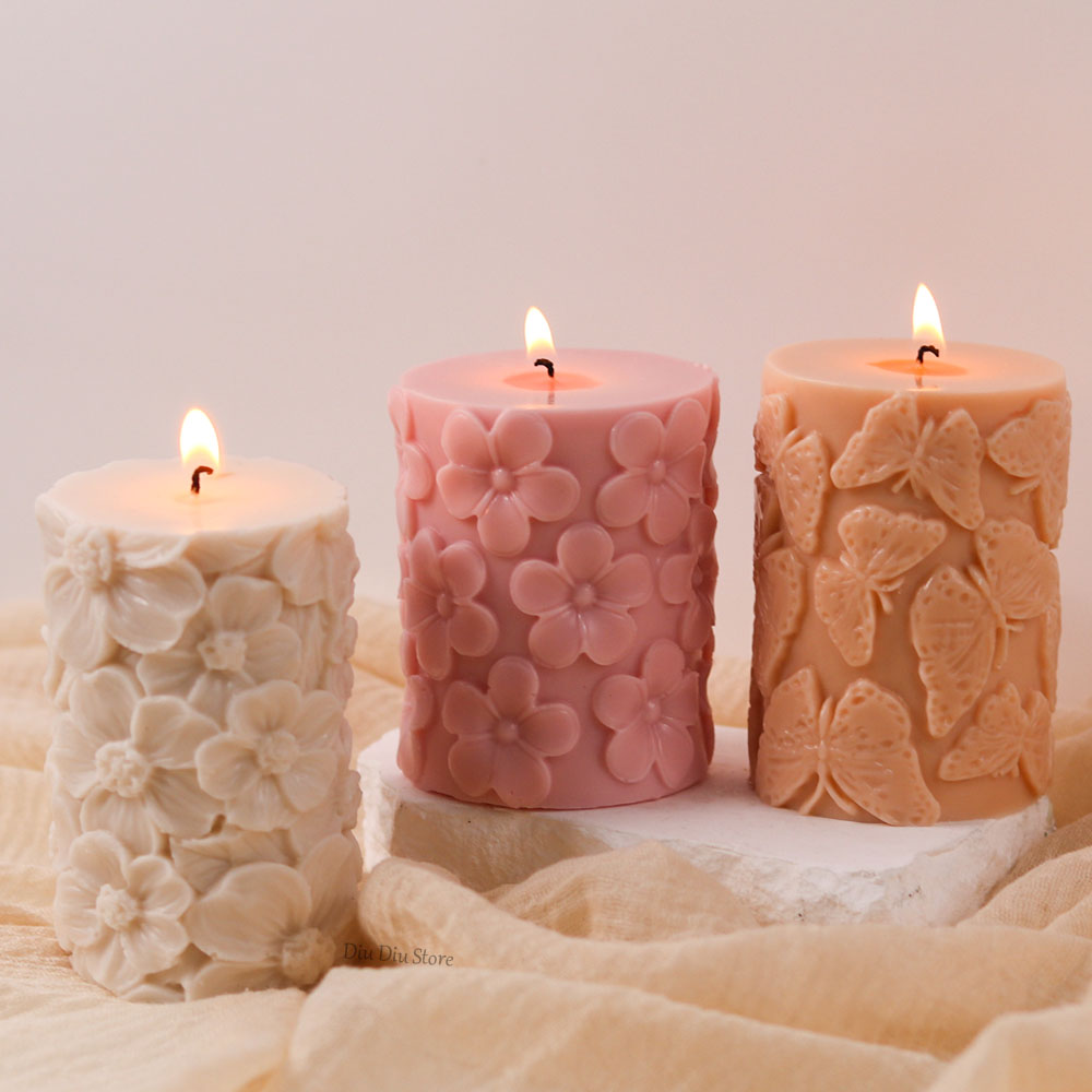 Flower Butterfly Columnar Sili - Resin Art Ocean ulasan dan harga