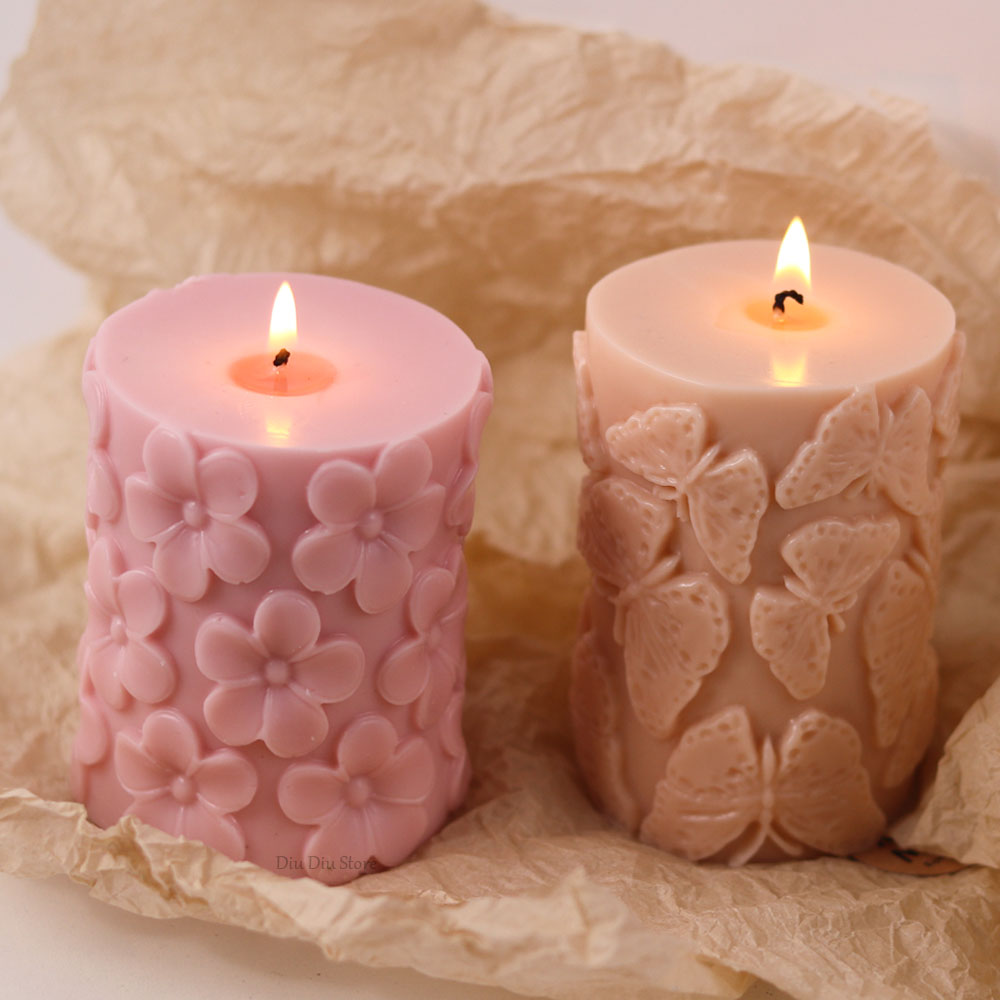 Flower Butterfly Columnar Sili - Resin Art Ocean ulasan dan harga