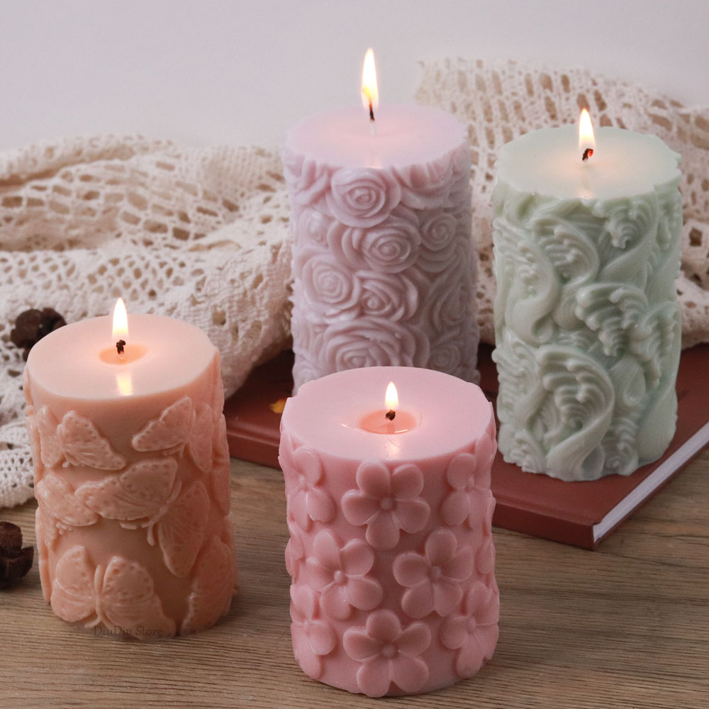 Flower Butterfly Columnar Sili - Resin Art Ocean ulasan dan harga