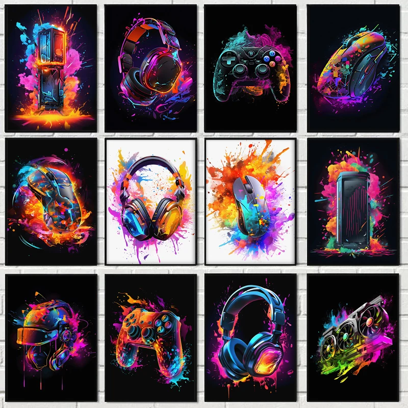 Pop Art Video Game Character P - Resin Art Video ulasan dan harga