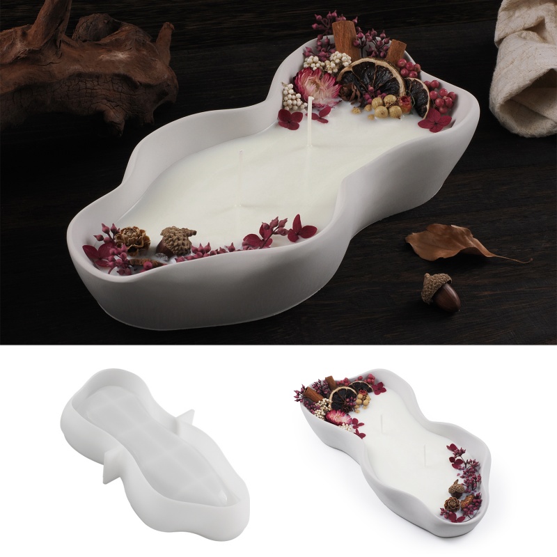 DIY Irregular Wave Candle Bowl - Resin Art Ocean ulasan dan harga