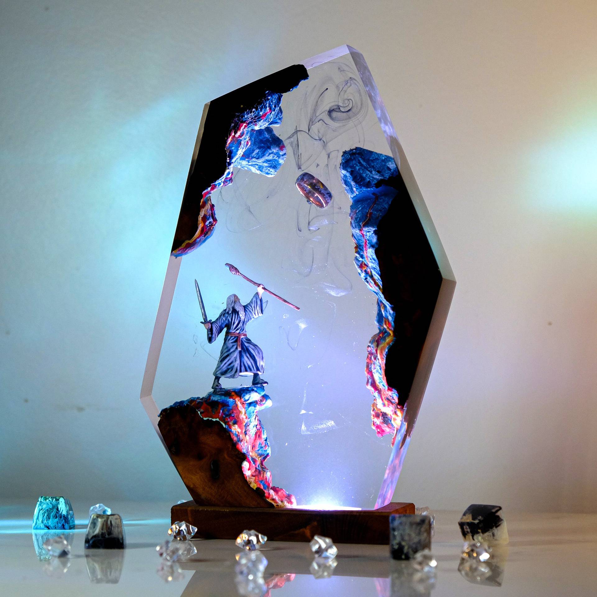 Movie Scence Figure Table Resi - Resin Art Toys ulasan dan harga