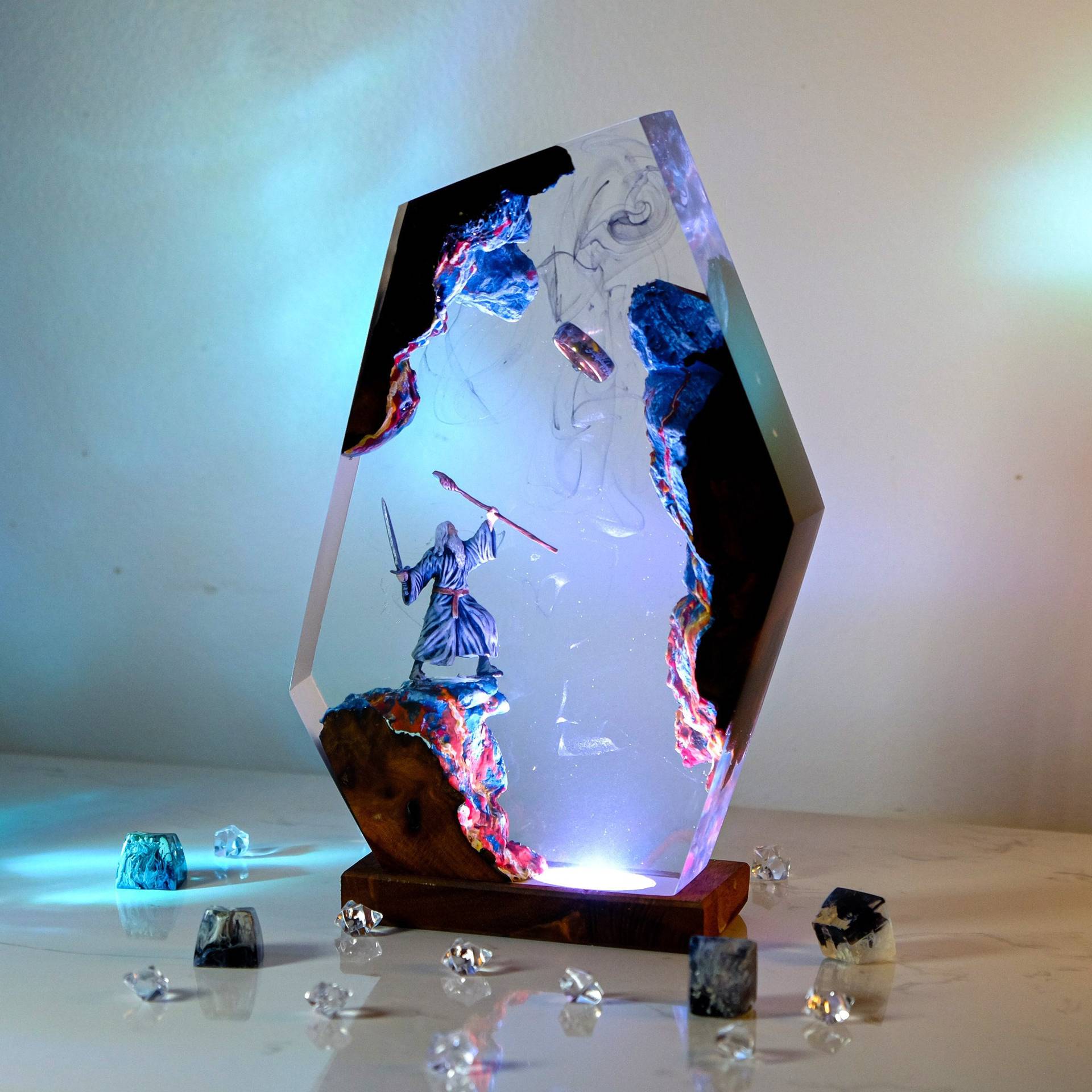 Movie Scence Figure Table Resi - Resin Art Toys ulasan dan harga