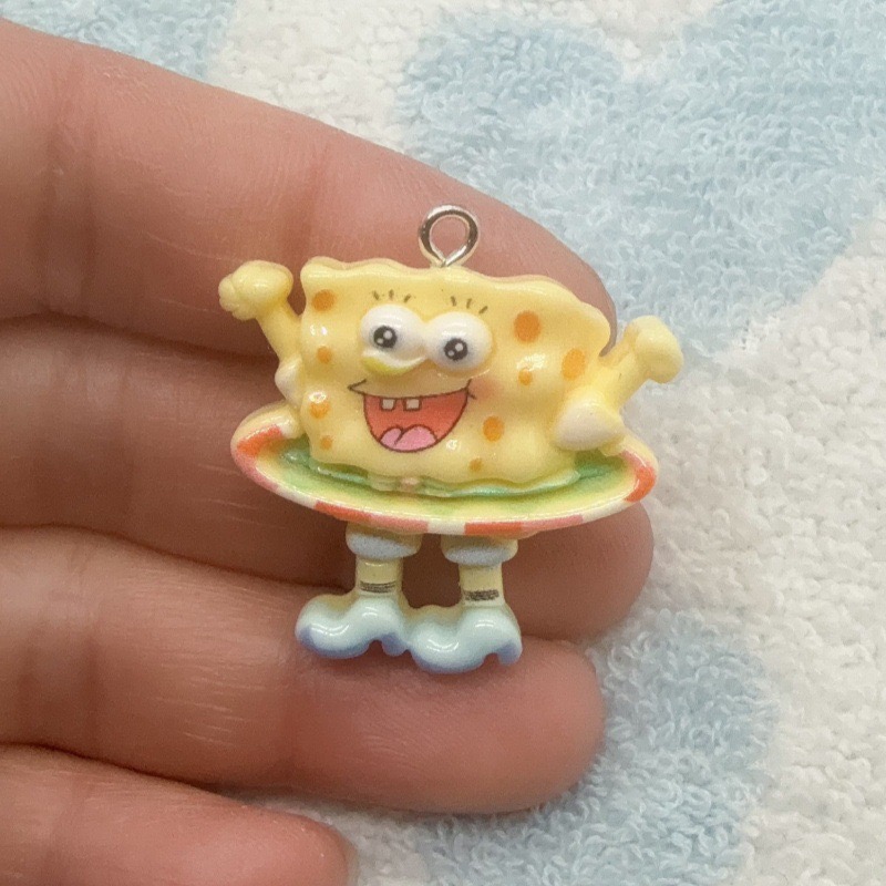 10pcs cartoon resin pendant, D - Resin Art Earrings ulasan dan harga
