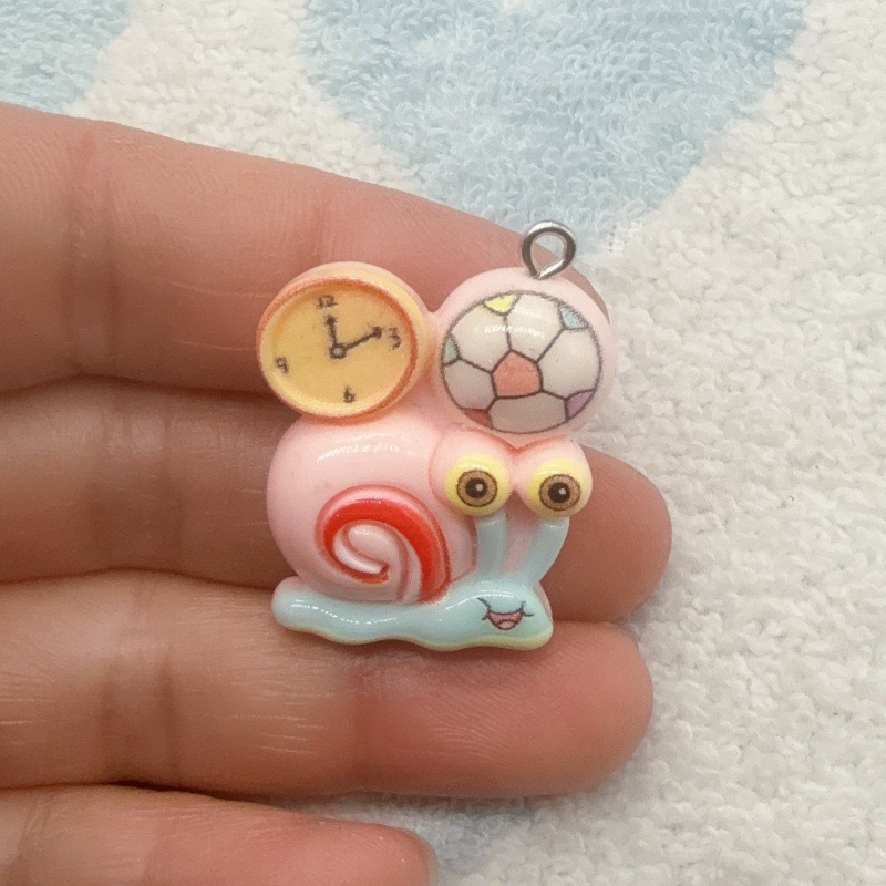 10pcs cartoon resin pendant, D - Resin Art Earrings ulasan dan harga