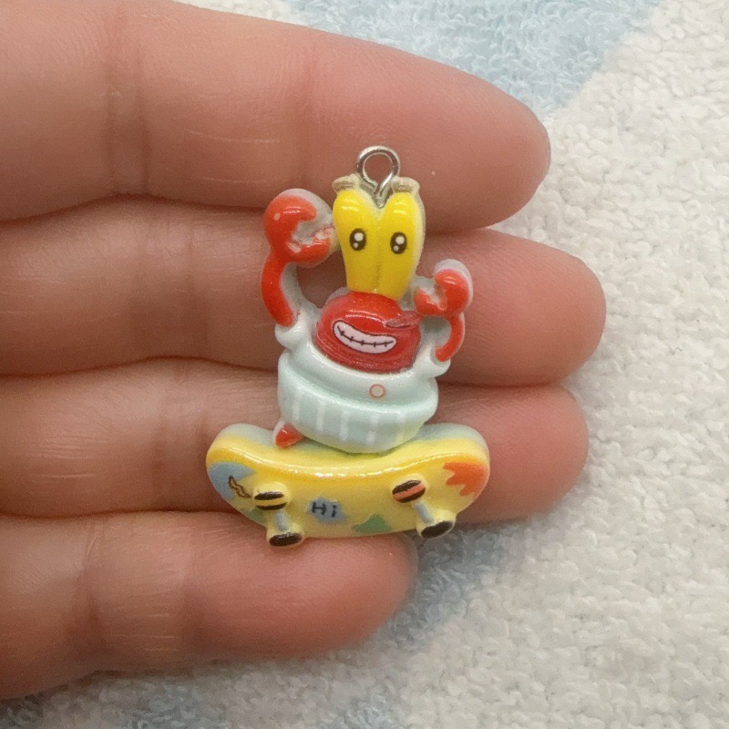 10pcs cartoon resin pendant, D - Resin Art Earrings ulasan dan harga