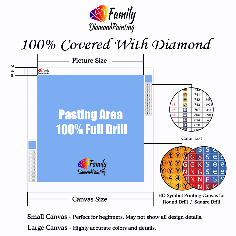 Diamond Painting Family Colorf - Resin Art Kits ulasan dan harga
