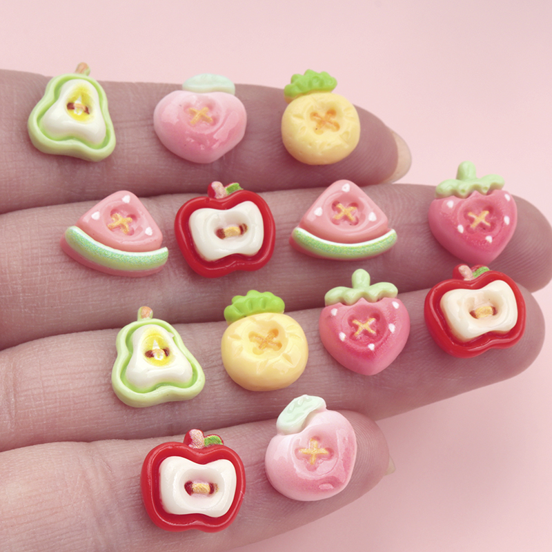 50/500pcs Mini Simulated Fruit - Resin Art Workshop ulasan dan harga