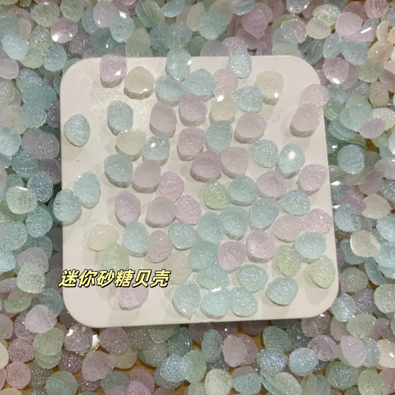 7.7mm Mini Sugar Frosted Shell - Resin Art Workshop ulasan dan harga