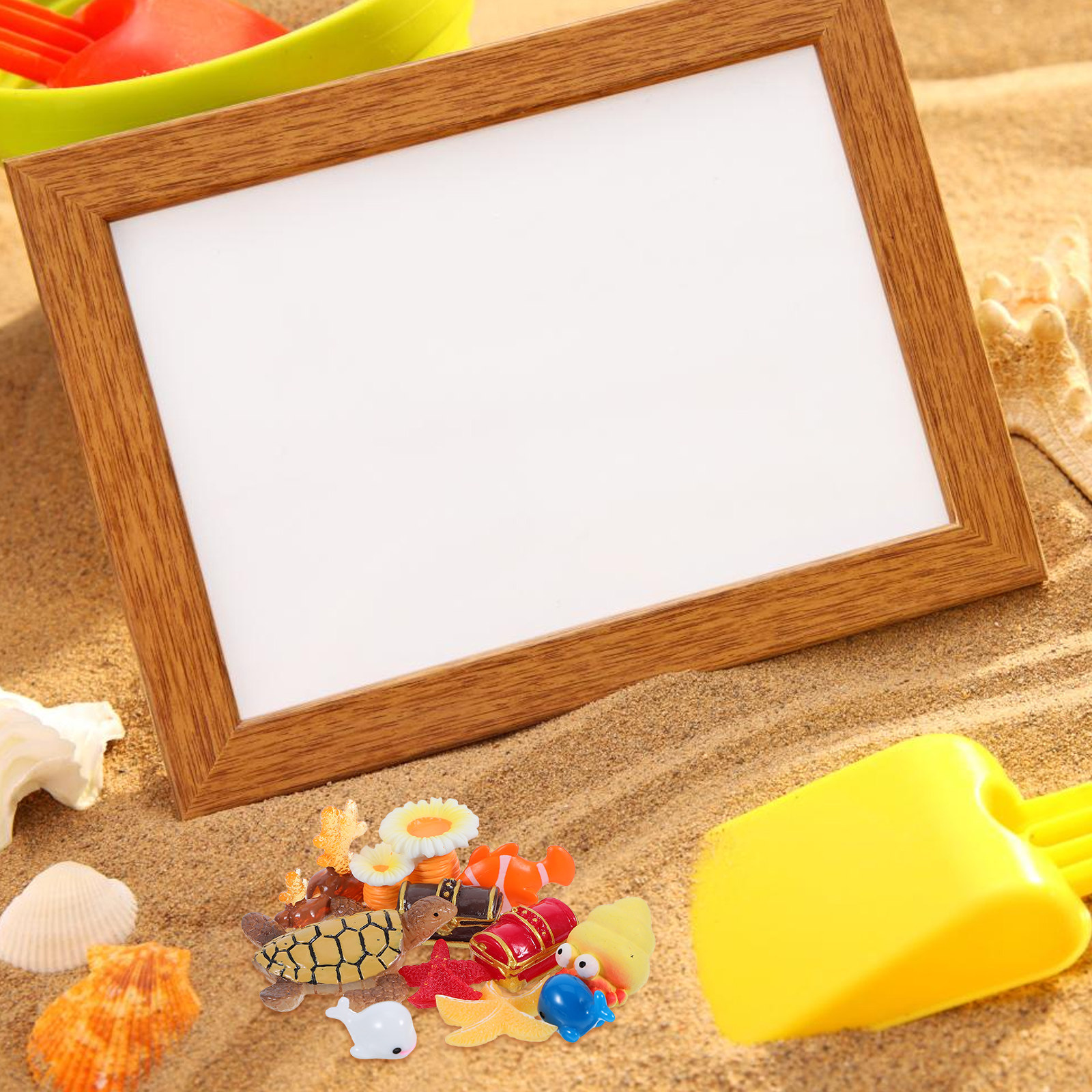 11Pcs Vibrant Resin Miniature  - Resin Art Ocean ulasan dan harga