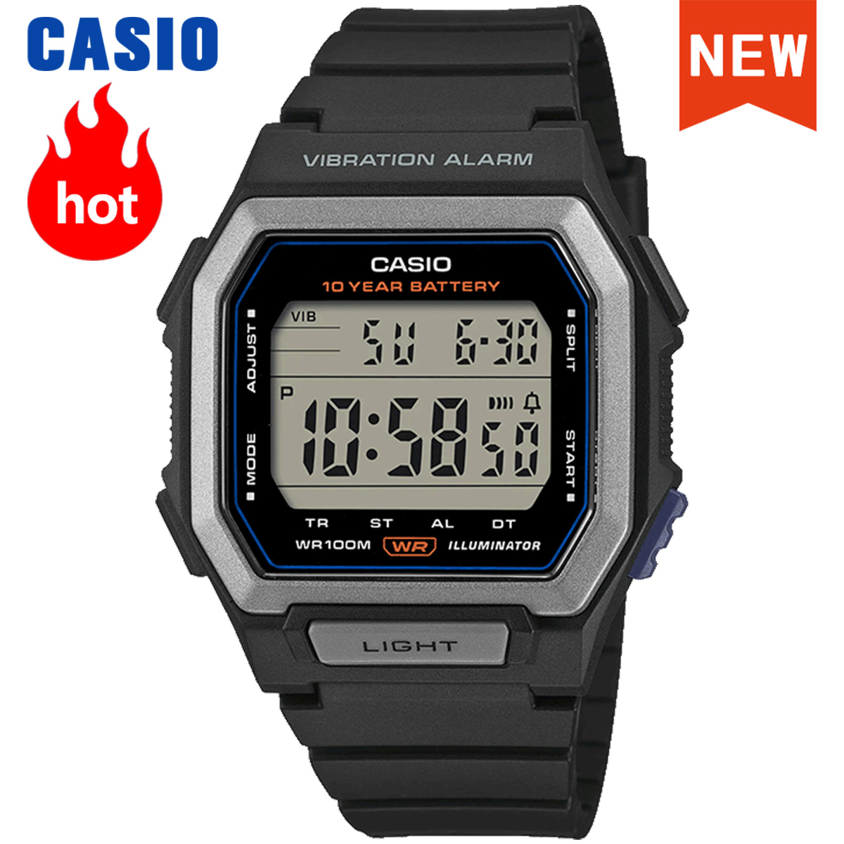 Casio Watch New 2026 Model W-7 - Resin Art Watch ulasan dan harga