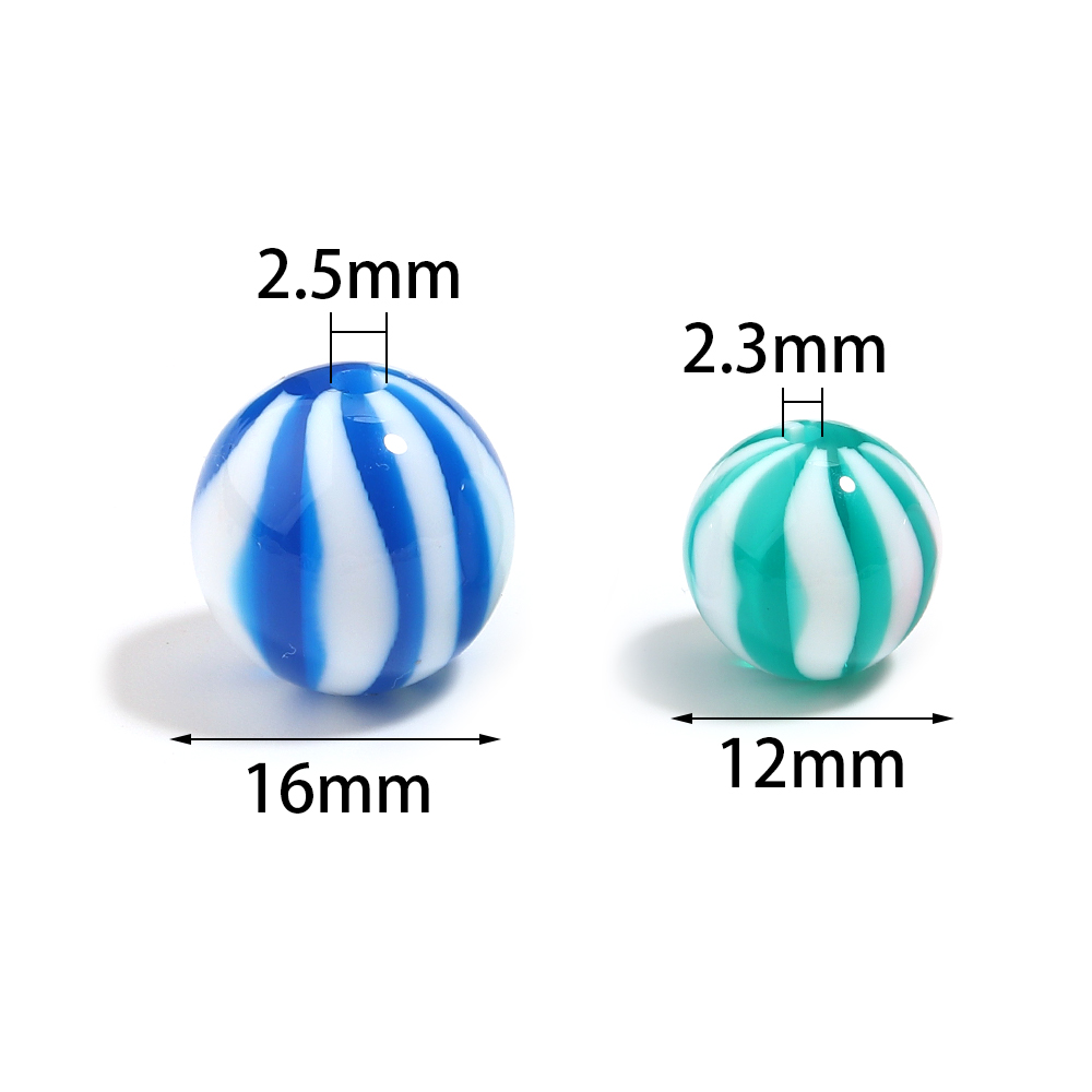 10-20pcs 12/16mm Candy Colored - Resin Art Bracelet ulasan dan harga