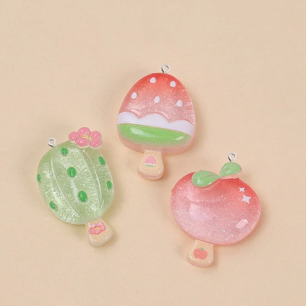10Pcs Kawaii Summer Popsicle R - Resin Art Glitter ulasan dan harga