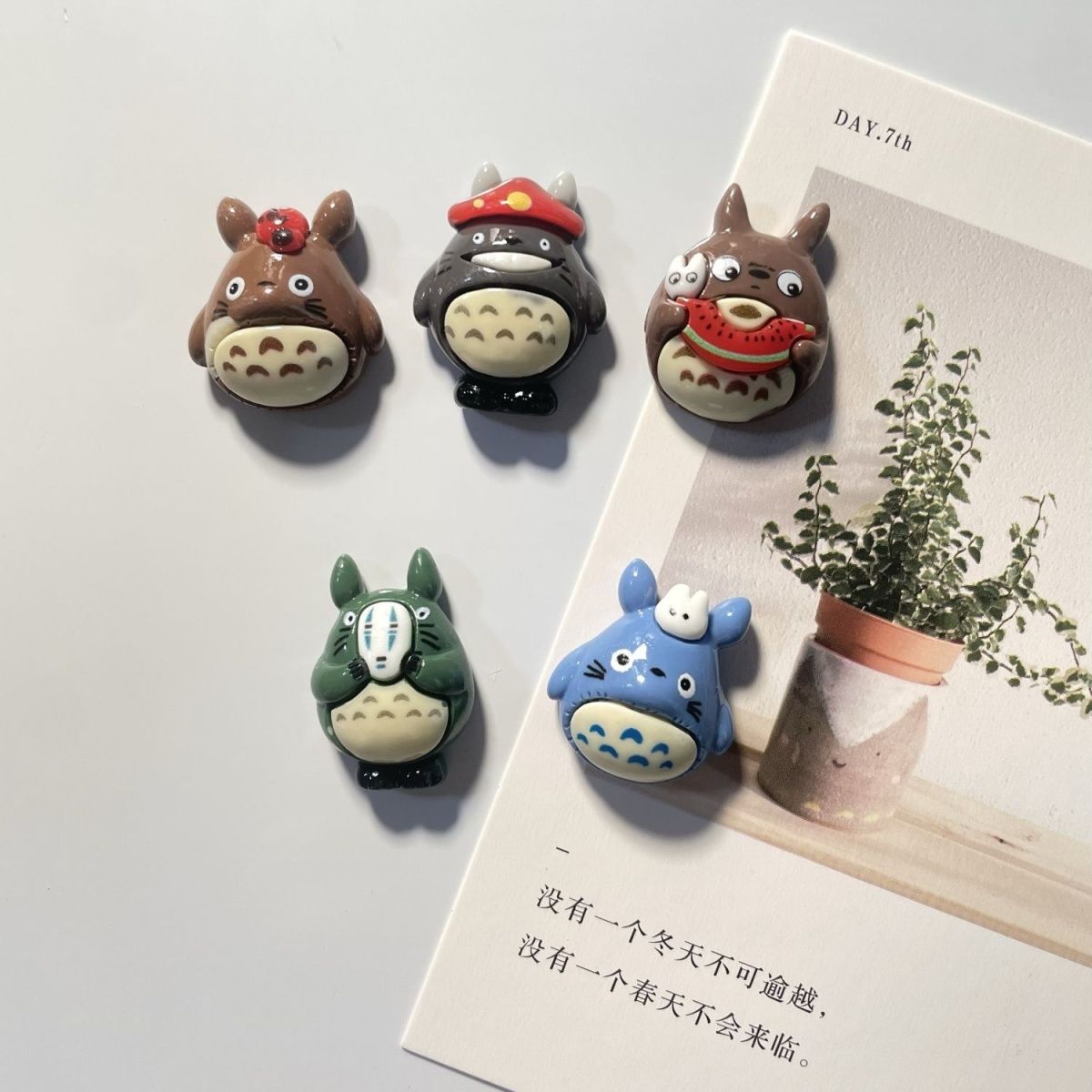 Totoro Anime Resin Fridge Magn - Resin Art Toys ulasan dan harga