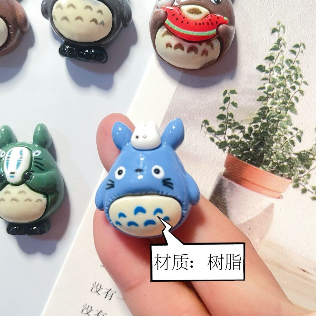 Totoro Anime Resin Fridge Magn - Resin Art Toys ulasan dan harga
