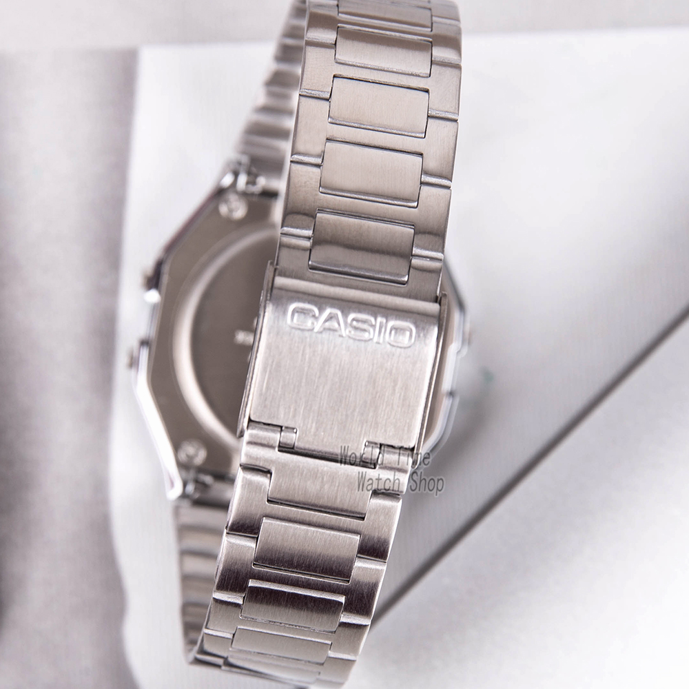 Casio Watch Silver Watch Men S - Resin Art Watch ulasan dan harga